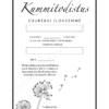 Kummitodistus A4 - Voikukat - Itse tulostettava - Image 2