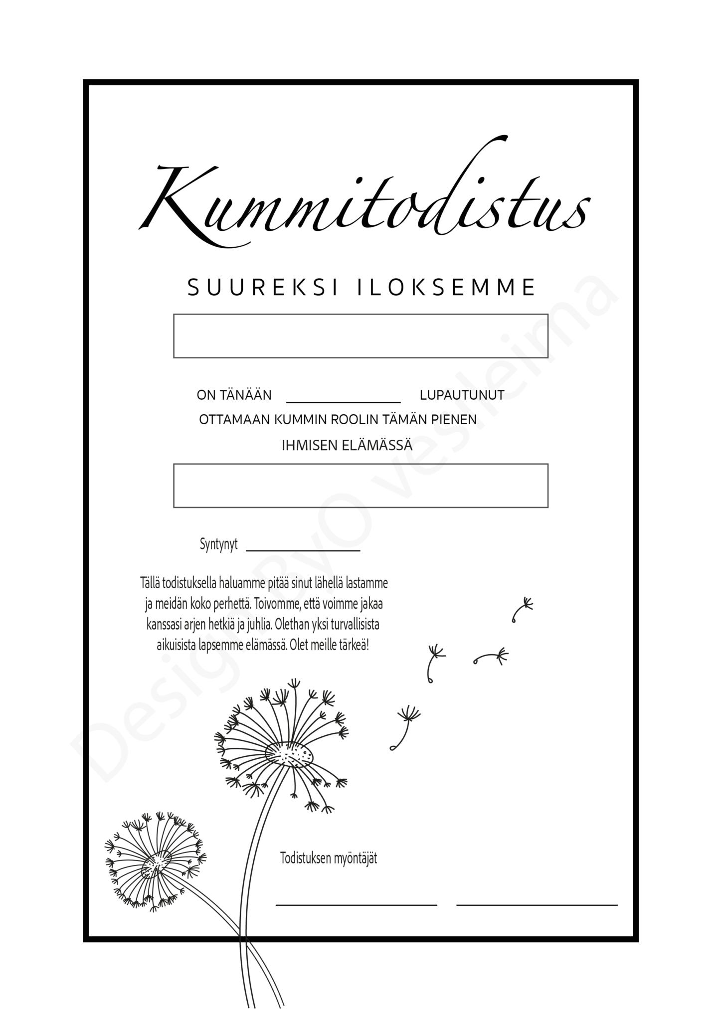 itse-tulostettava-kummitodistus-a4-voikukat