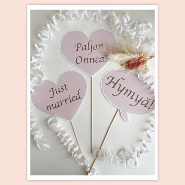 Tulostettavat puhekuplat | HÄÄT | Photo Booth -kyltit PDF | PRETTY - Image 8