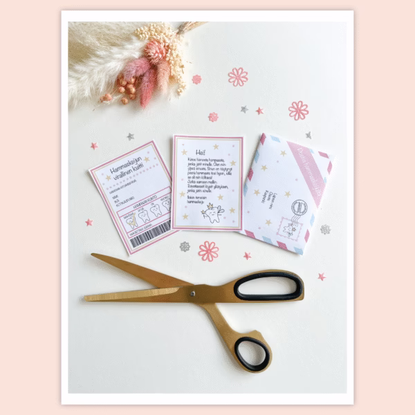 Postia hammaskeijulta - Pinkki - Design ByO